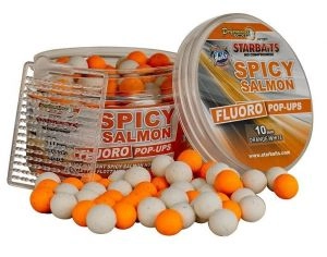 Pop Up Boilies Fluoro Spicy Salmon 14mm 80g